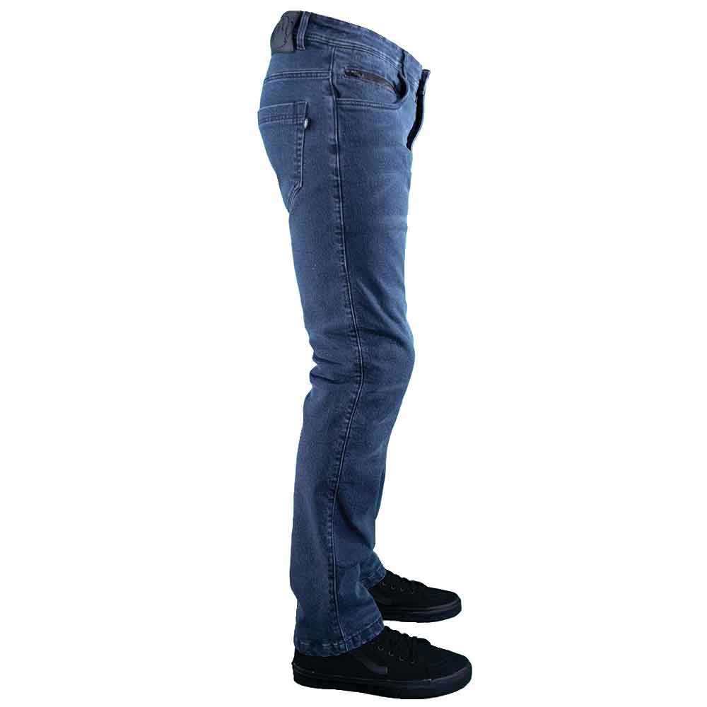 YWDJ Jeans for Men Slim Fit Men New Tight Fitting Ripped Straight Hip Hop  Stretch Motorcycle Denim Trouser Light blue XXXL - Walmart.com