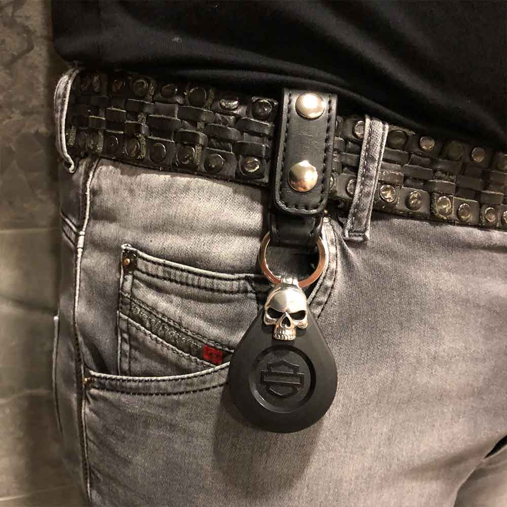 Skull Keyfob Belt Chain